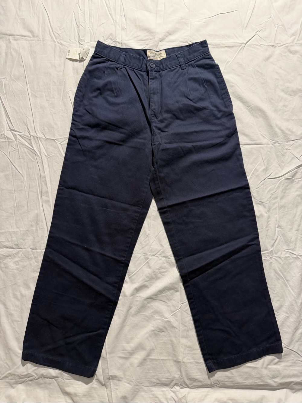Old Navy Boys Pleated Khakis Vintage Y2K Navy Size 16